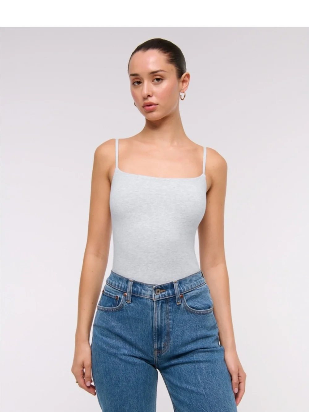Abercrombie Bra Free 90s Cami - Light Gray - M
